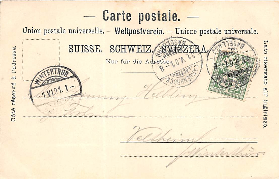 Langenbruck, Gruss aus Langenbruck