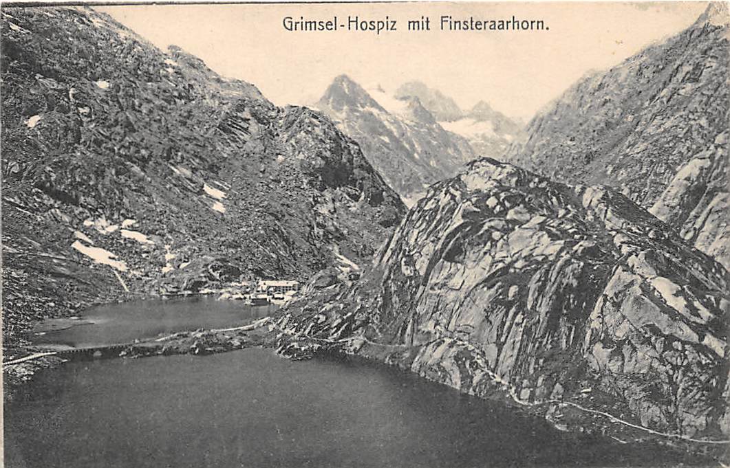 Grimsel, Hospiz, mit Finsteraarhorn
