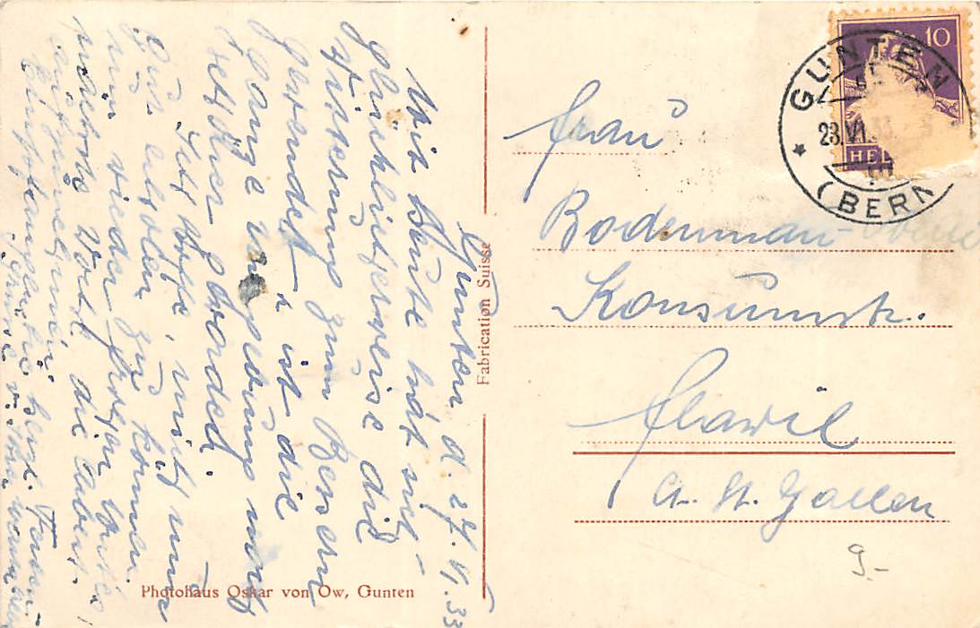 Gunten, am Thunersee