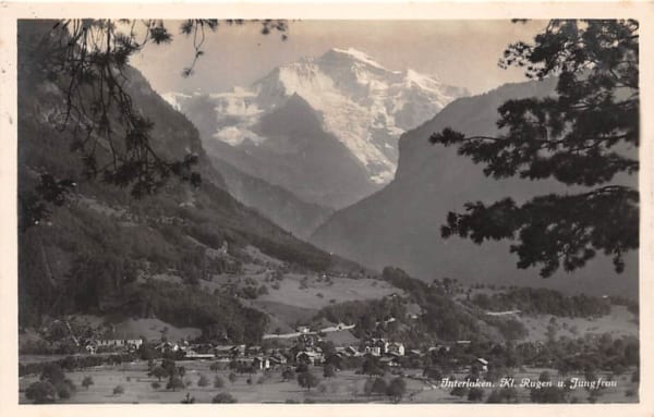 Interlaken, kleiner Rugen und Jungfrau