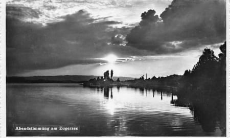 Zugersee, Abendstimmung