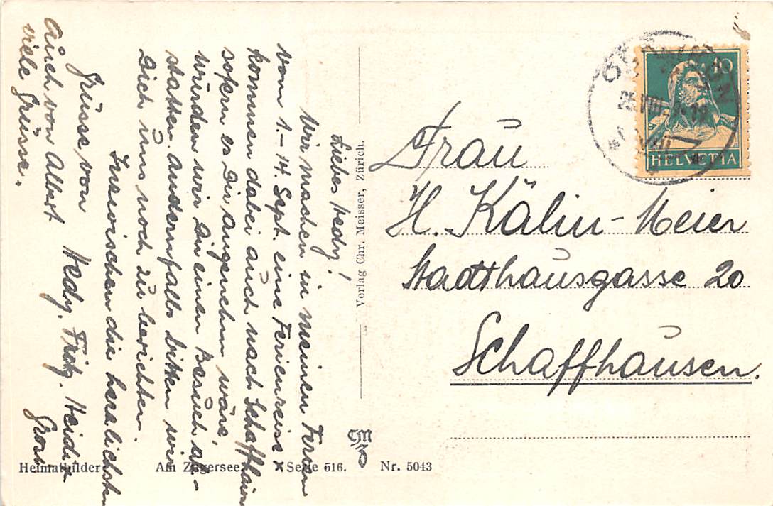 Zugersee, mit Dampfschiff