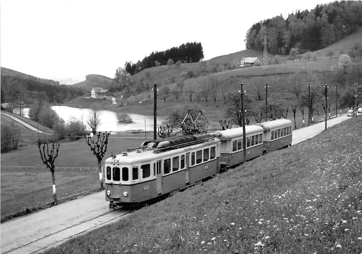 TB Zug mit Lausanner Motorwagen