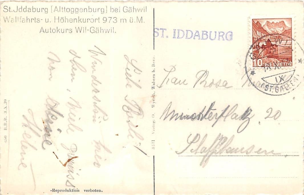 Gähwil, St.Iddaburg