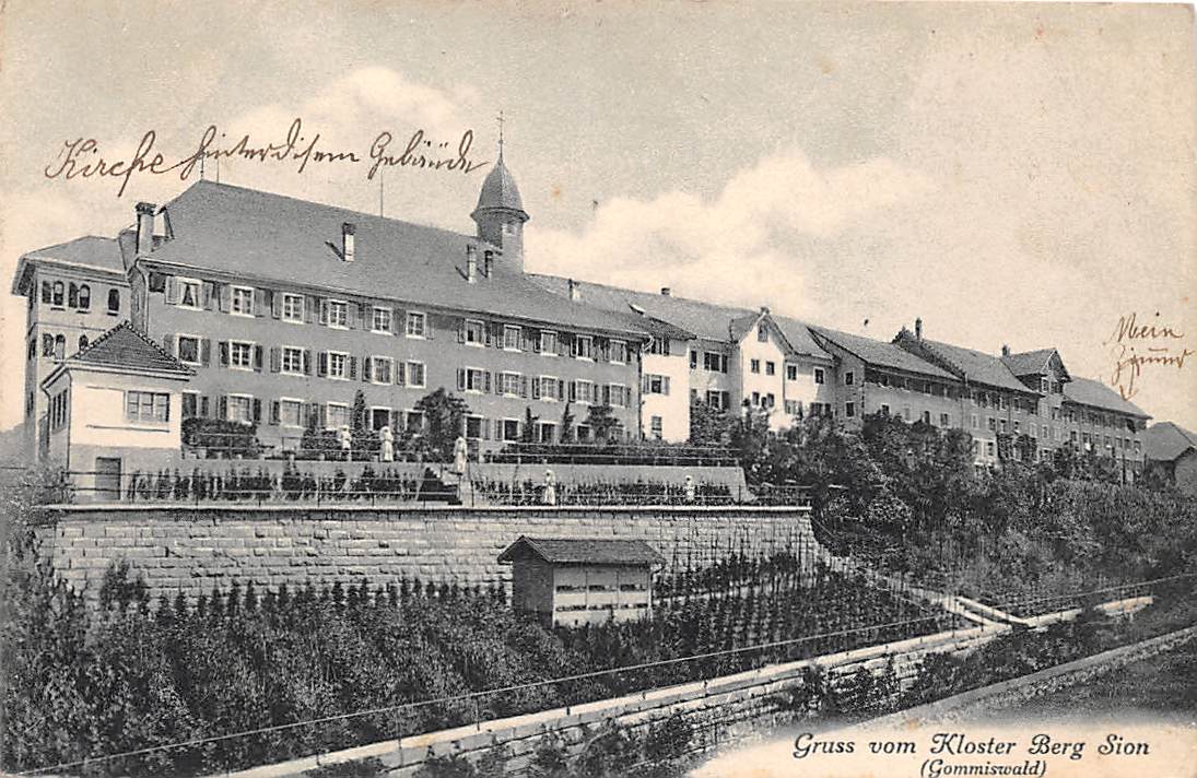 Gommiswald, Gruss vom Kloster Berg Sion