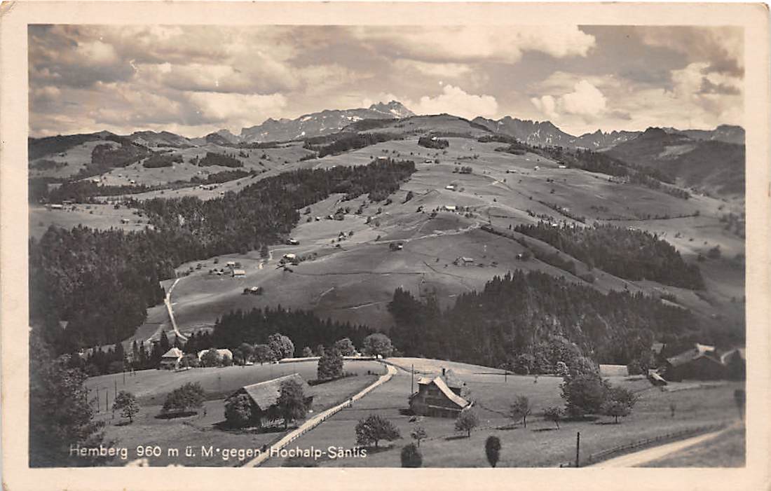 Hemberg, gegen Hochalp-Säntis