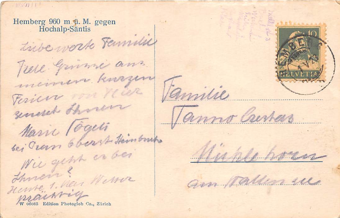 Hemberg, gegen Hochalp-Säntis