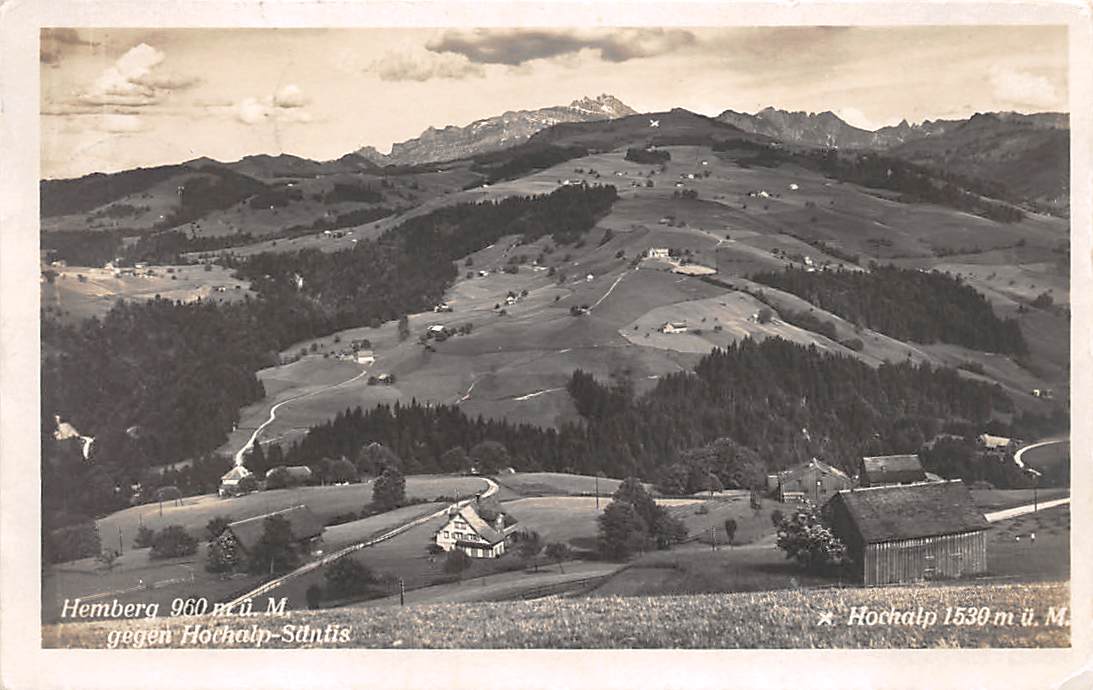Hemberg, gegen Hochalp-Säntis