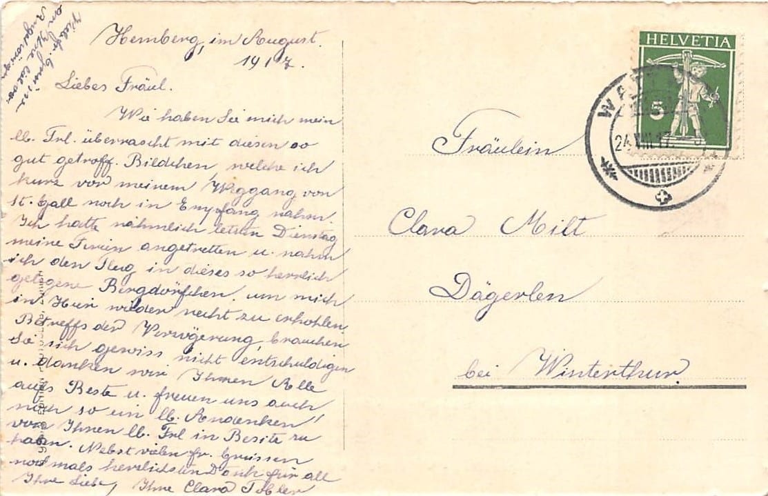 Hemberg, Kühe im Vordergrund