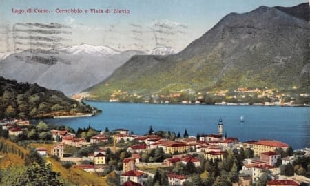 Cernobbio, e Vista di Blevio, Lago di Como