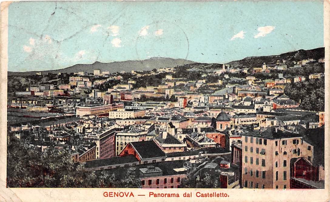 Genova, Panorama dal Castelletto