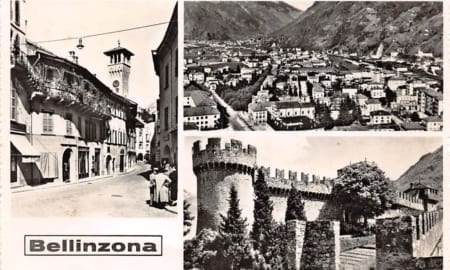 Bellinzona, Mehrbildkarte