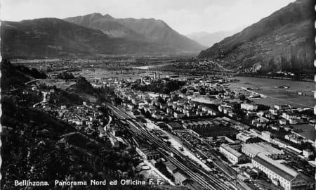 Bellinzona, Panorama Nord et Officina F.F.