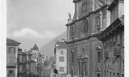 Bellinzona, Piazza Collegiata e Viale Stazione