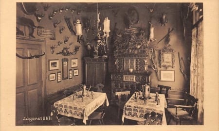 Bern, Cafe Bubenberg, Jägerstübli