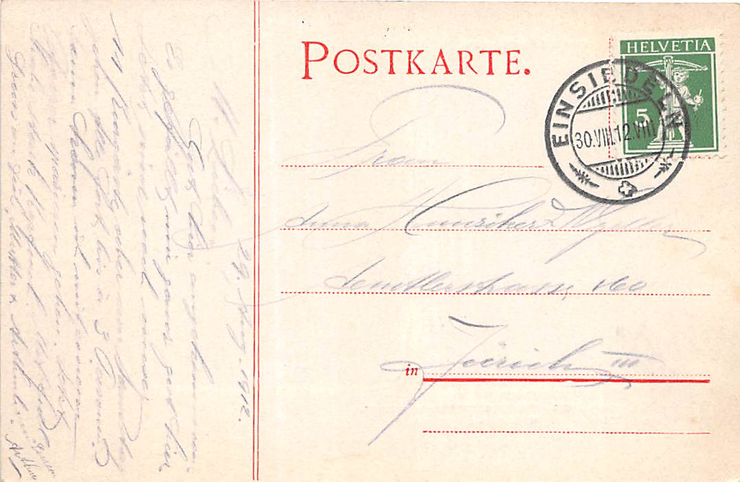 Oberiberg, gegen den Schwarzstock, Wasserfall Englisfang