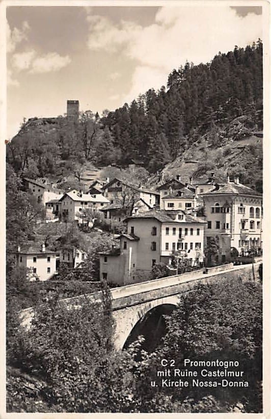 Promontogno, Ruine Castelmur, Kirche Nossa-Donna