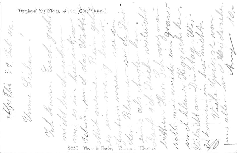 Flix, Oberhalbstein, Berghotel Piz Platta