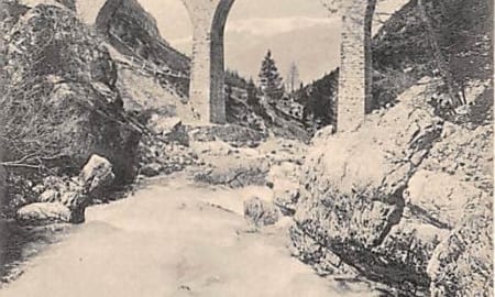 Preda, Albulabahn, Viadukt II bei Preda
