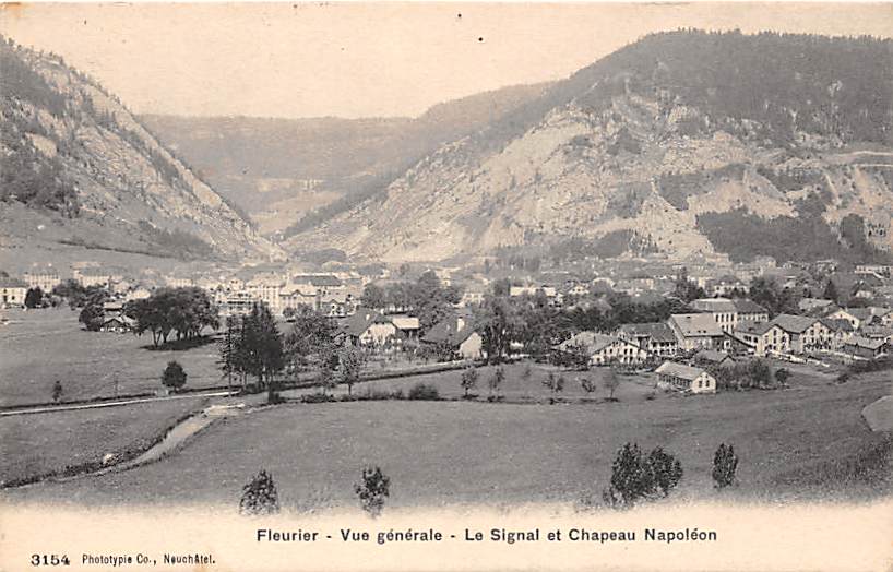 Fleurier, Le Signal et Chapeau Napoleon