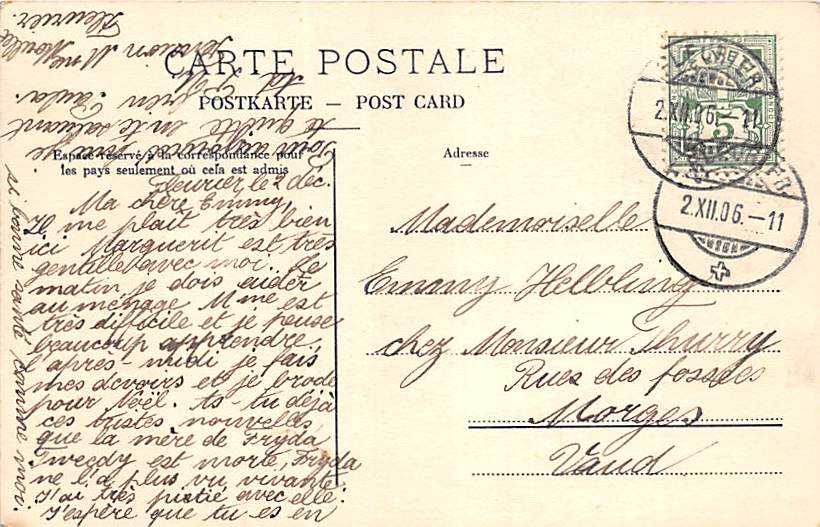 Fleurier, Rue du College, belebt