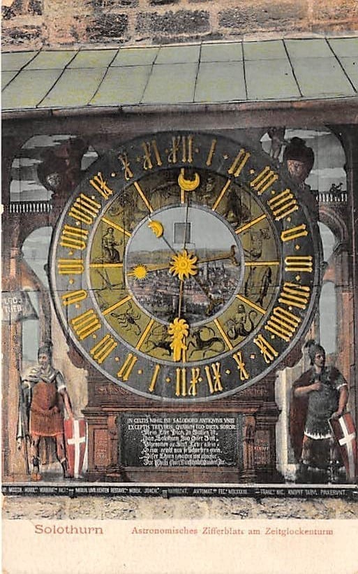 Solothurn, Astronomisches Zifferblatt Zeitglockenturm