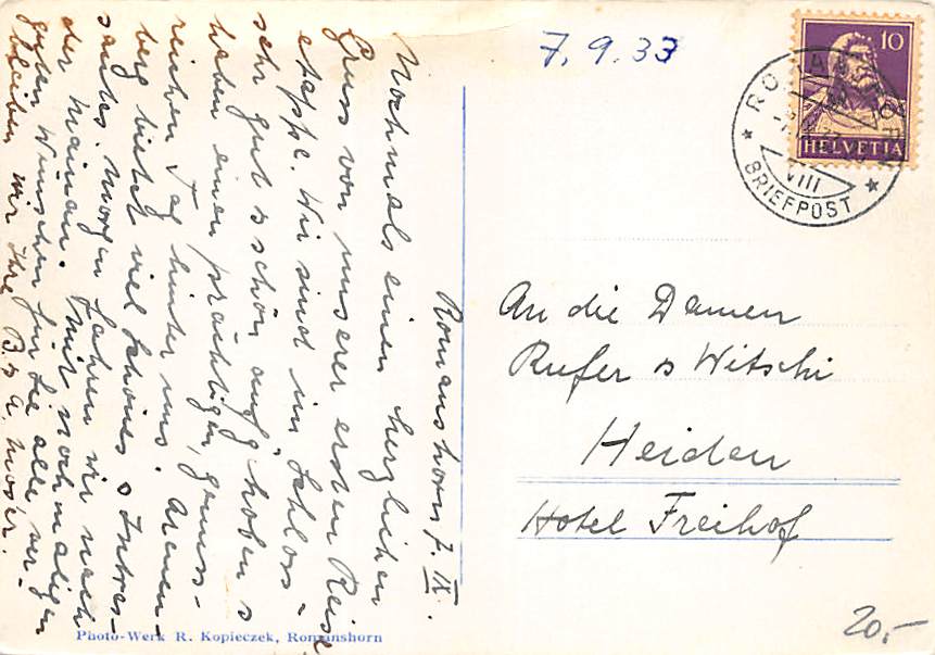 Romanshorn, Volksheim z. Schloss