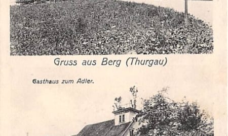 Berg, Gasthaus zum Adler, Gruss aus Berg