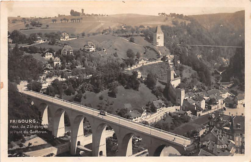 Freiburg, Pont de Zähringen et Pont du Gotteron