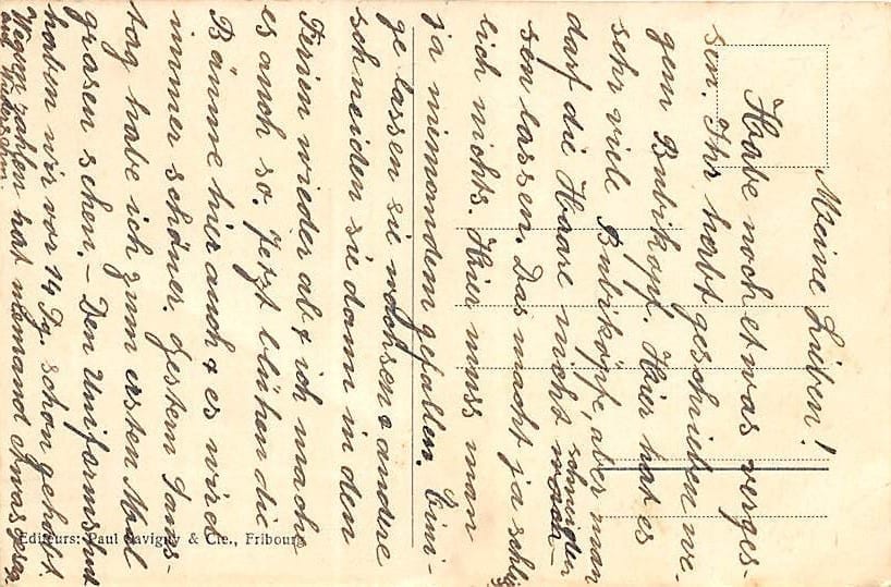 Orsonnens, Pensionnat Ste-Marie, Ecole menagere