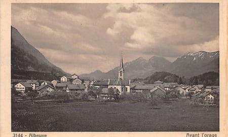 Albeuve, Avant l'orage