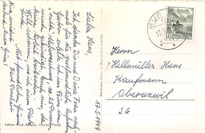 Murten, Mehrbildkarte