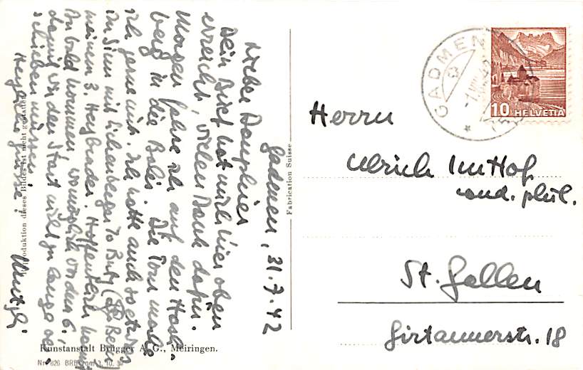 Gadmen, am Sustenpass