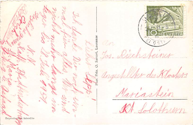 Gsteig, Mehrbildkarte