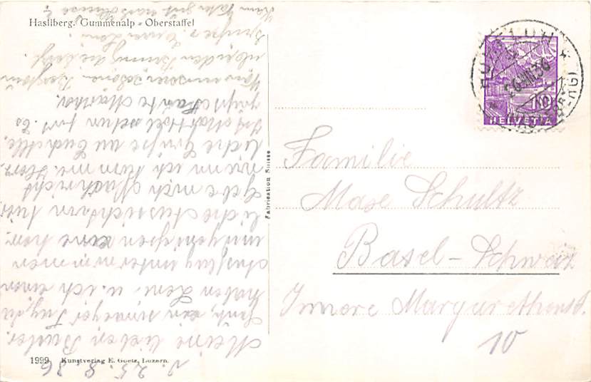 Gummenalp, Oberstaffel, Hasliberg