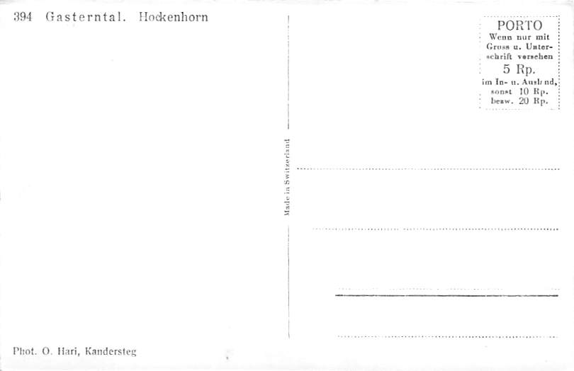 Gasterntal, Hockenhorn