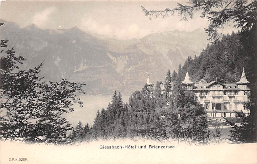 Giessbach, Hotel und Brienzersee
