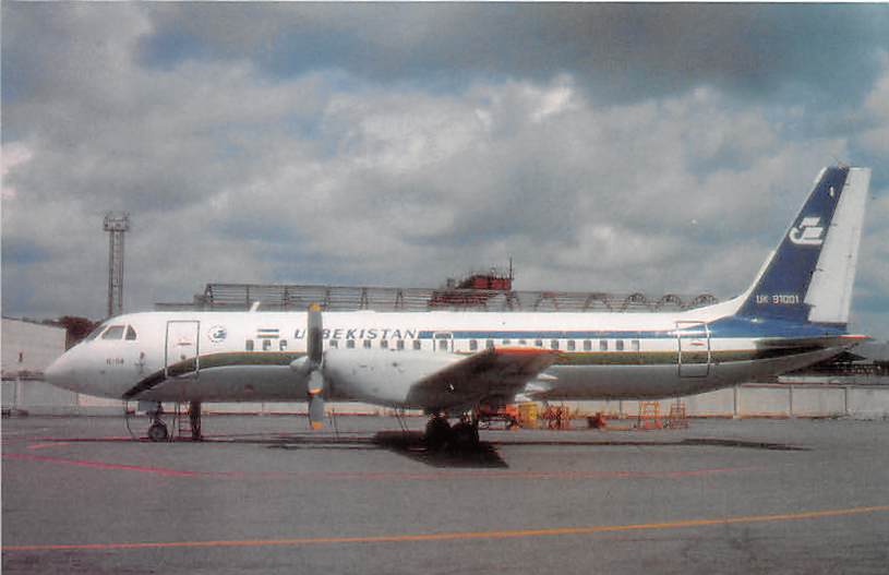 Ilyushin 114, Uzbekistan Airways, Tashkent