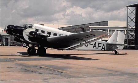 Junkers, South African Airways, Johannesburg