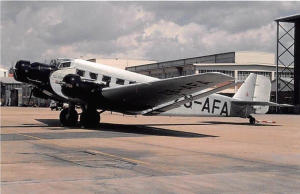 Junkers, South African Airways, Johannesburg