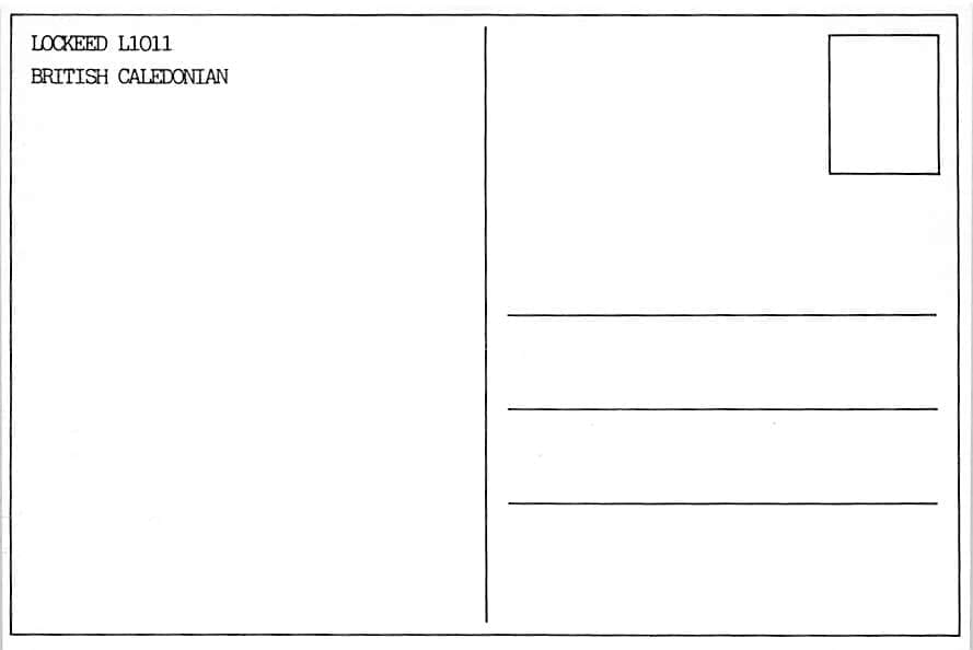 Lockheed 1011 Tristar, British Caledonian
