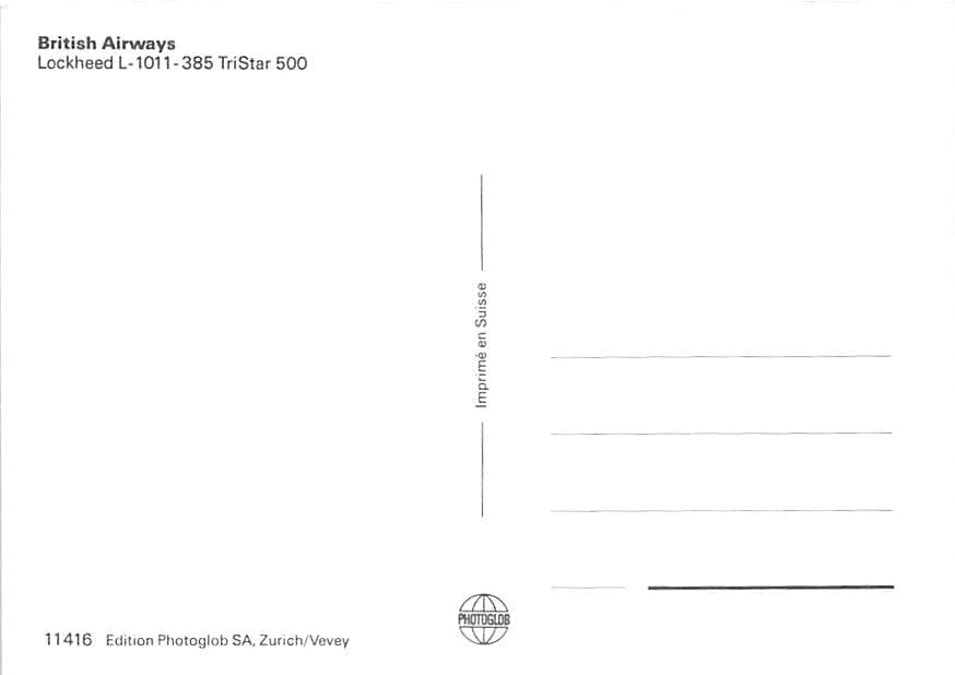 Lockheed 1011 Tristar, British Airways