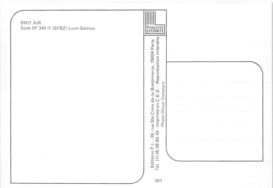 Saab 340, Brit Air, Lyon-Satolas