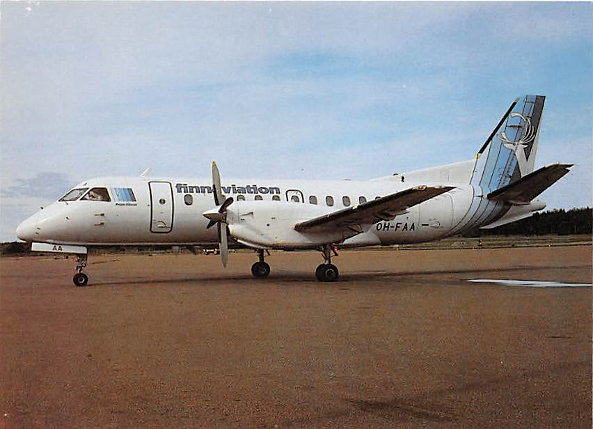 Saab 340, Finnaviation, Mariehamn Airport