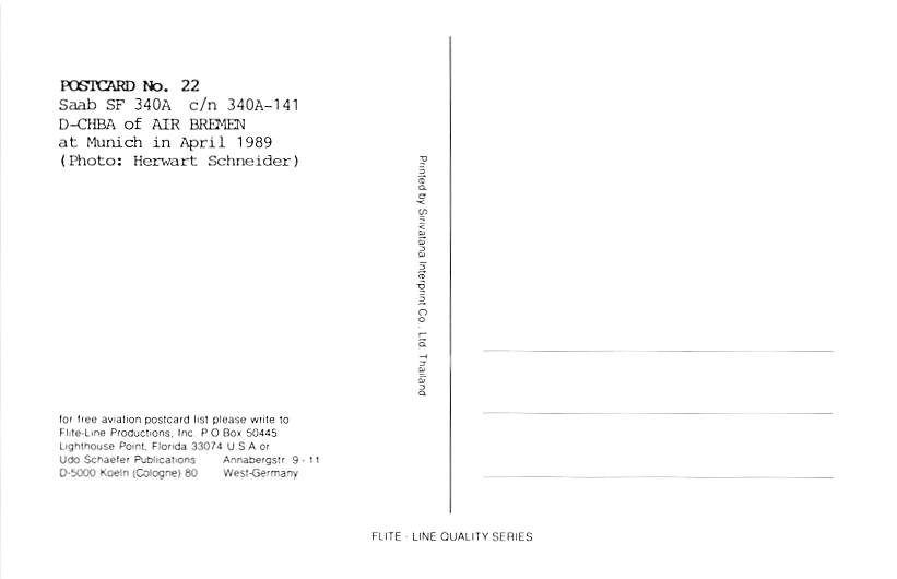 Saab 340, Air Bremen, Munich