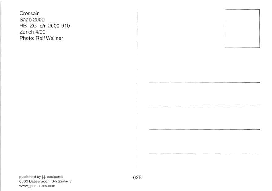 Saab 2000, Crossair, Zürich