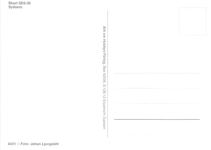 Shorts SD3-30, Sydaero