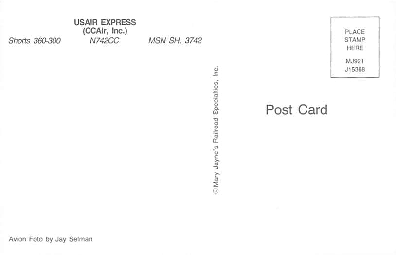 Shorts 360, USAir Express