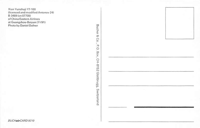 Xian Yunshuji Y-7, China Eastern Airlines, at Guangzhou