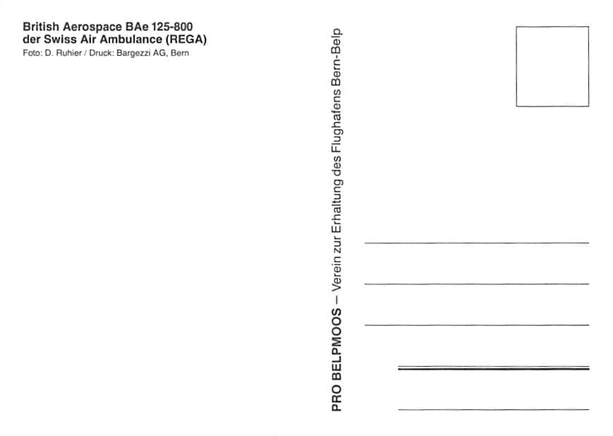 British Aerospace 125, Swiss Air Ambulance, Rega